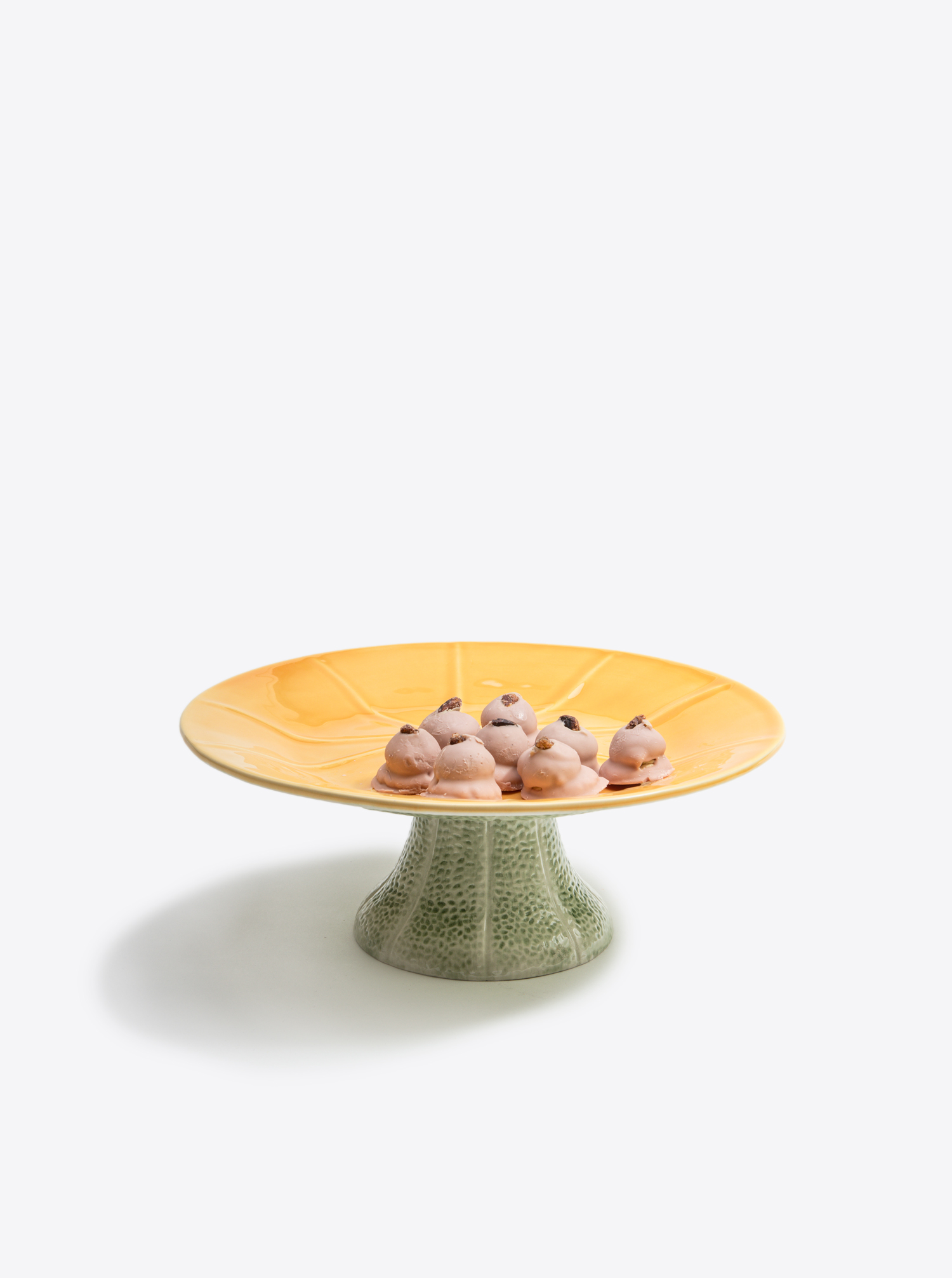 Cake Stand &quot;Melon&quot; Ceramics