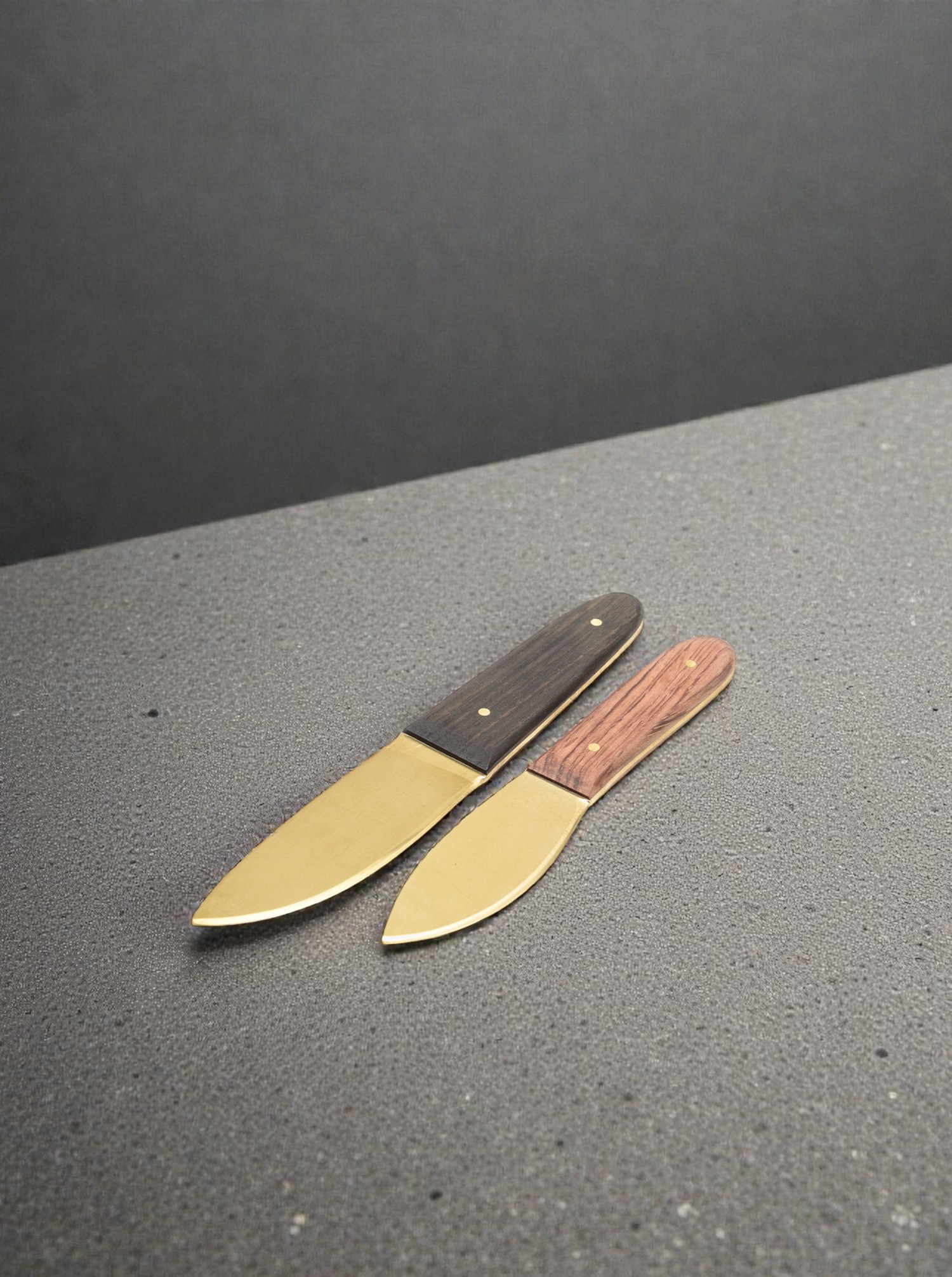 Cheese Knife Brass L . Handmade