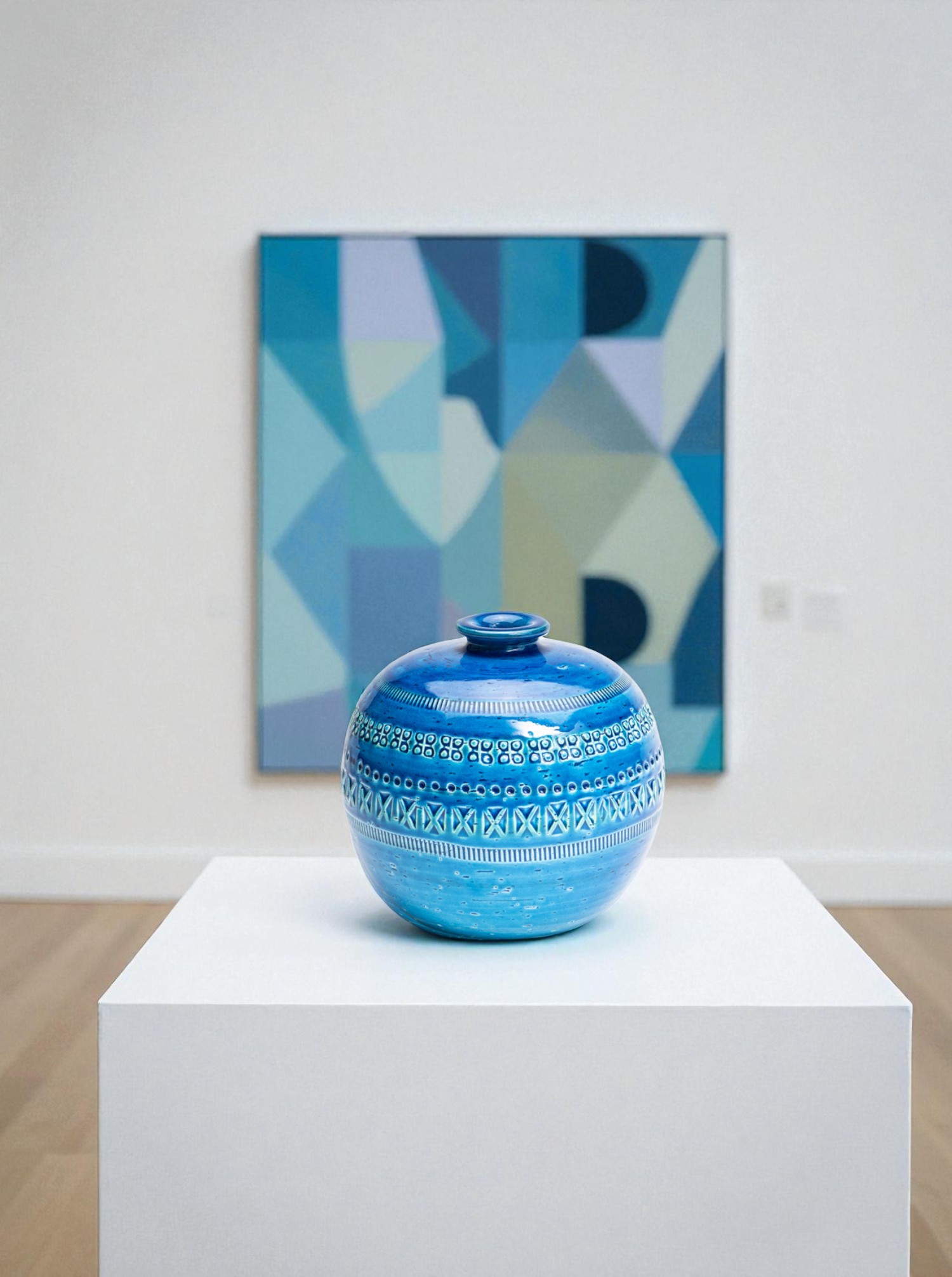 Bitossi Rimini Blu Ball Vase