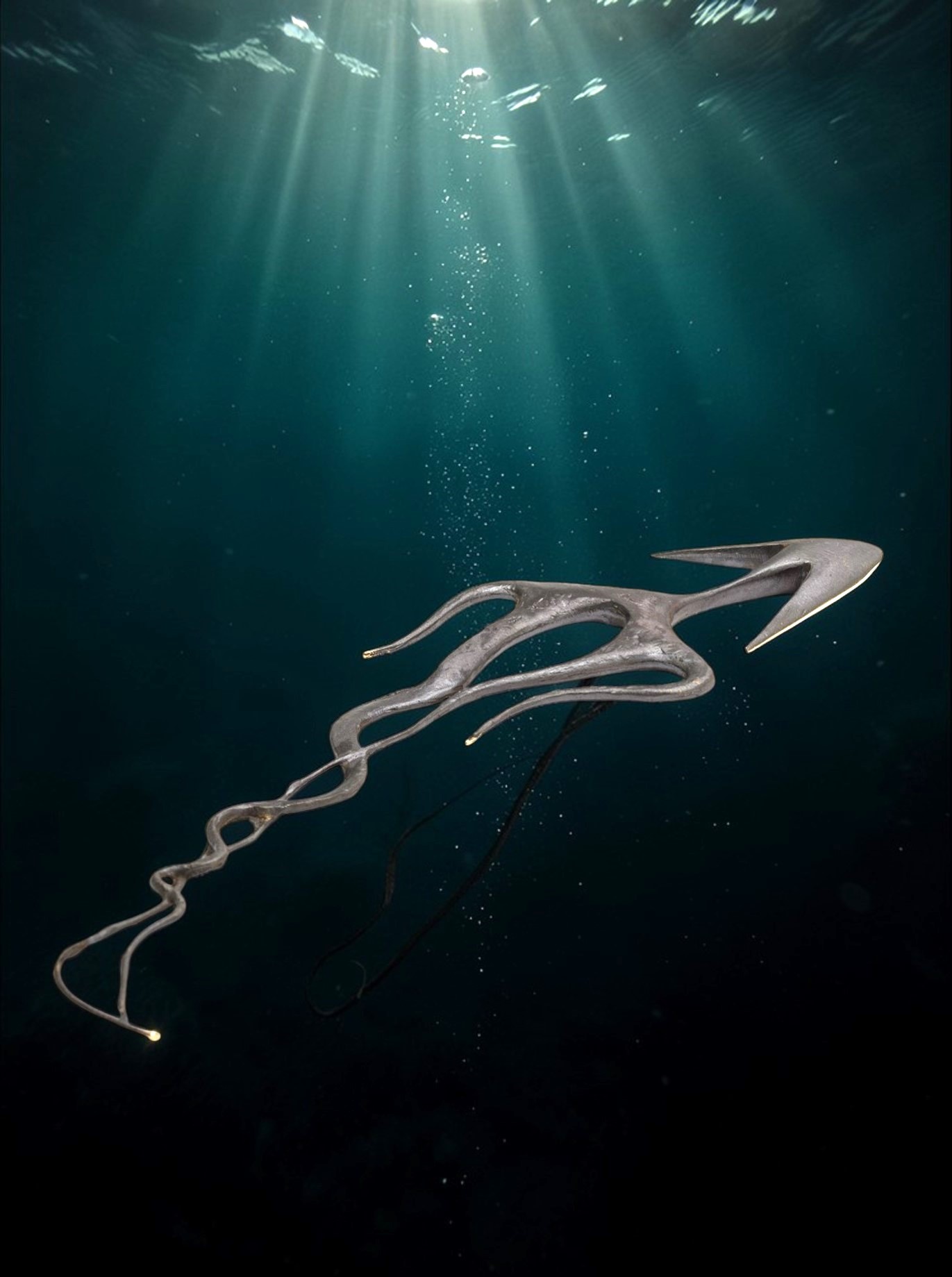 Sculpture "Napoleon" Brass patinated