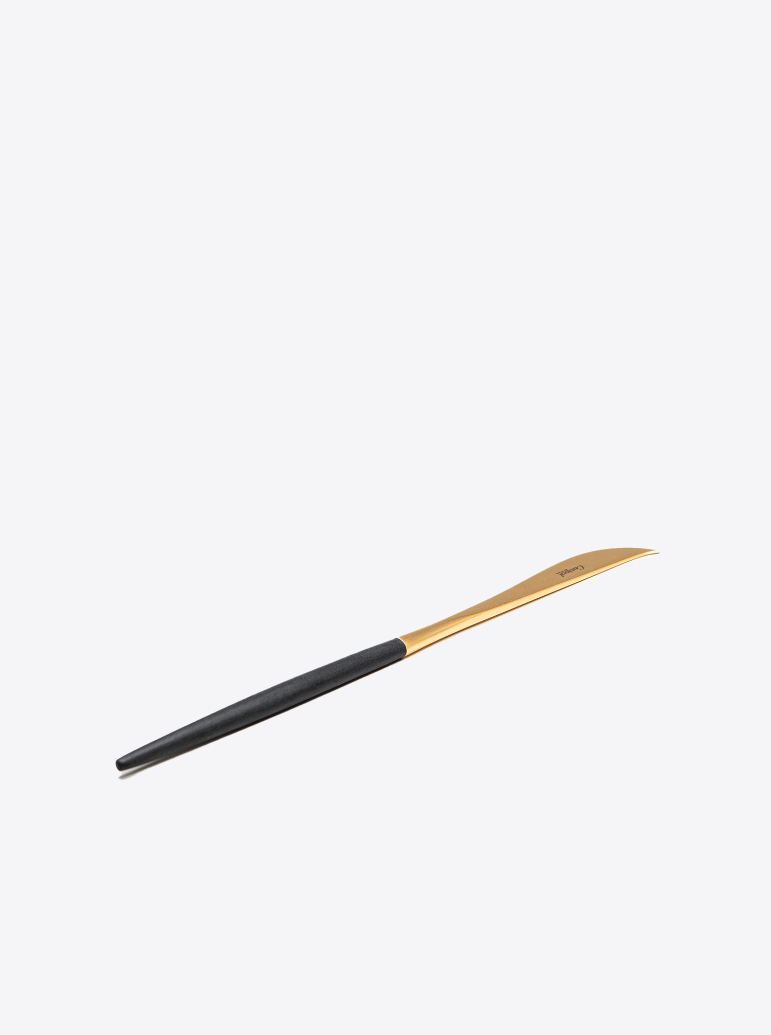 Cheese Knife &quot;Goa&quot; gold black