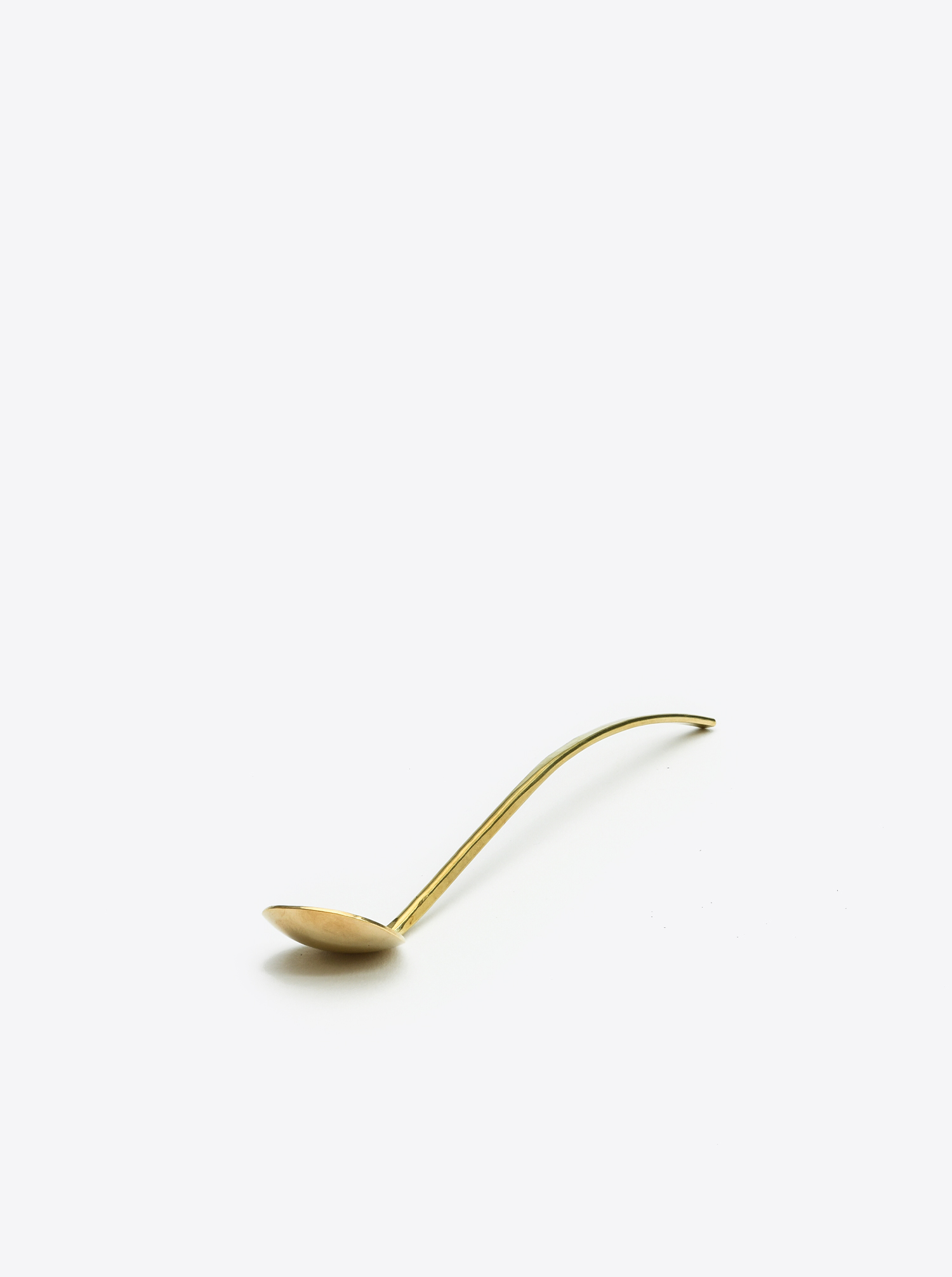 Spoon curved Brass . Handmade