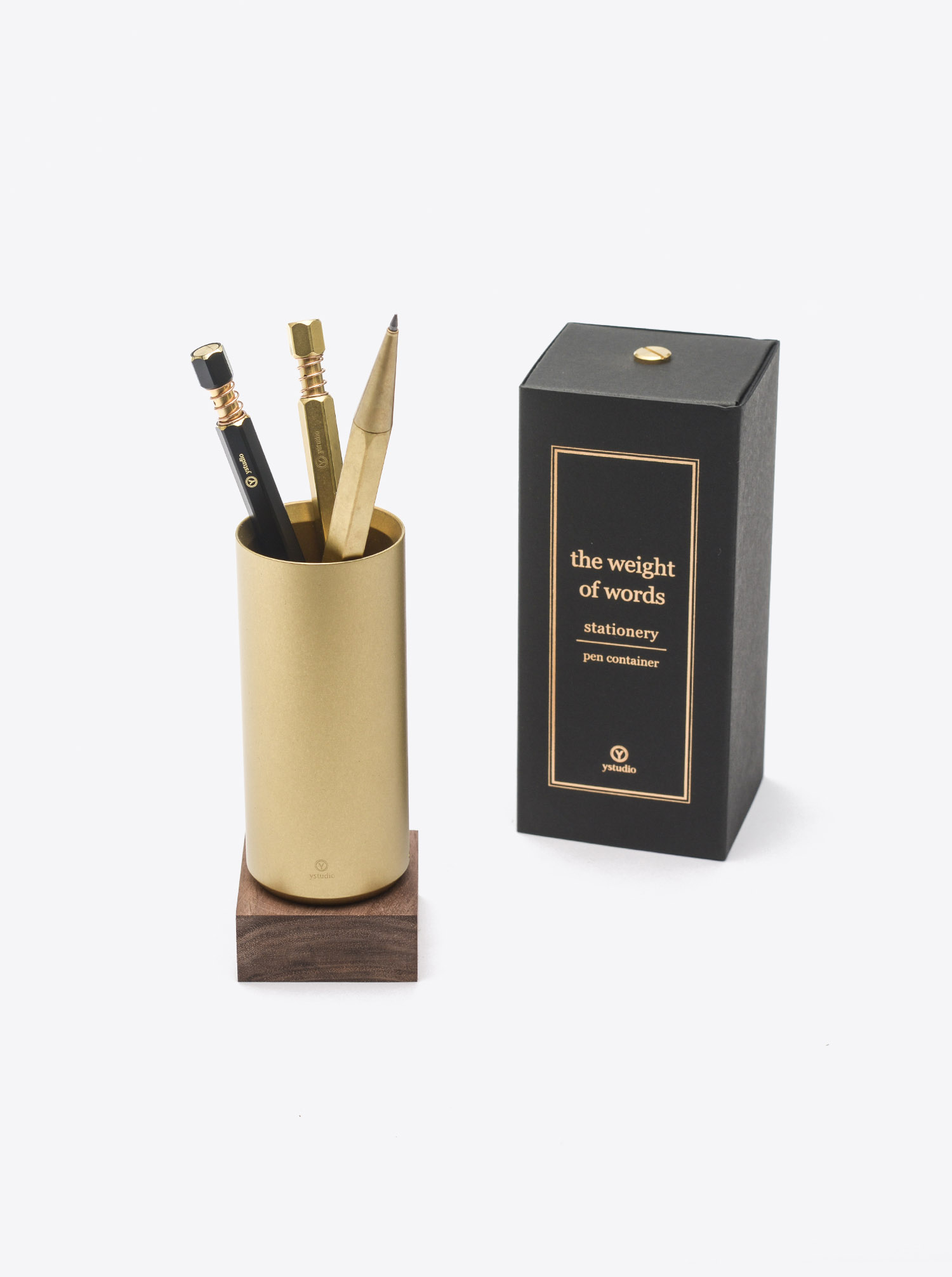 Pen Container Brass