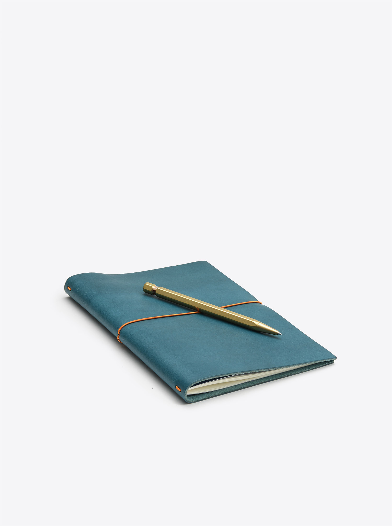 Notebook Grand Voyager XL Cowhide Leather Petrol