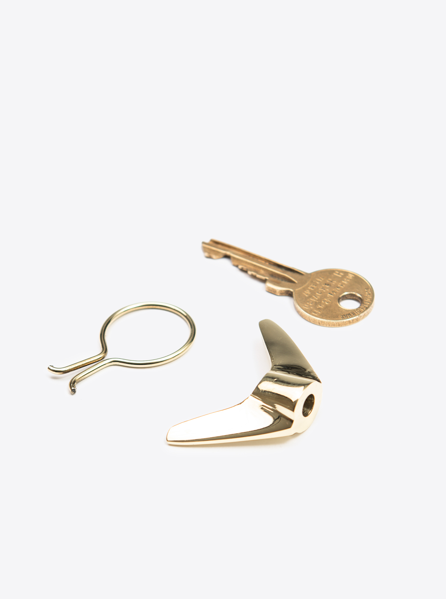 Key Chain &quot;Safari&quot; brass polished