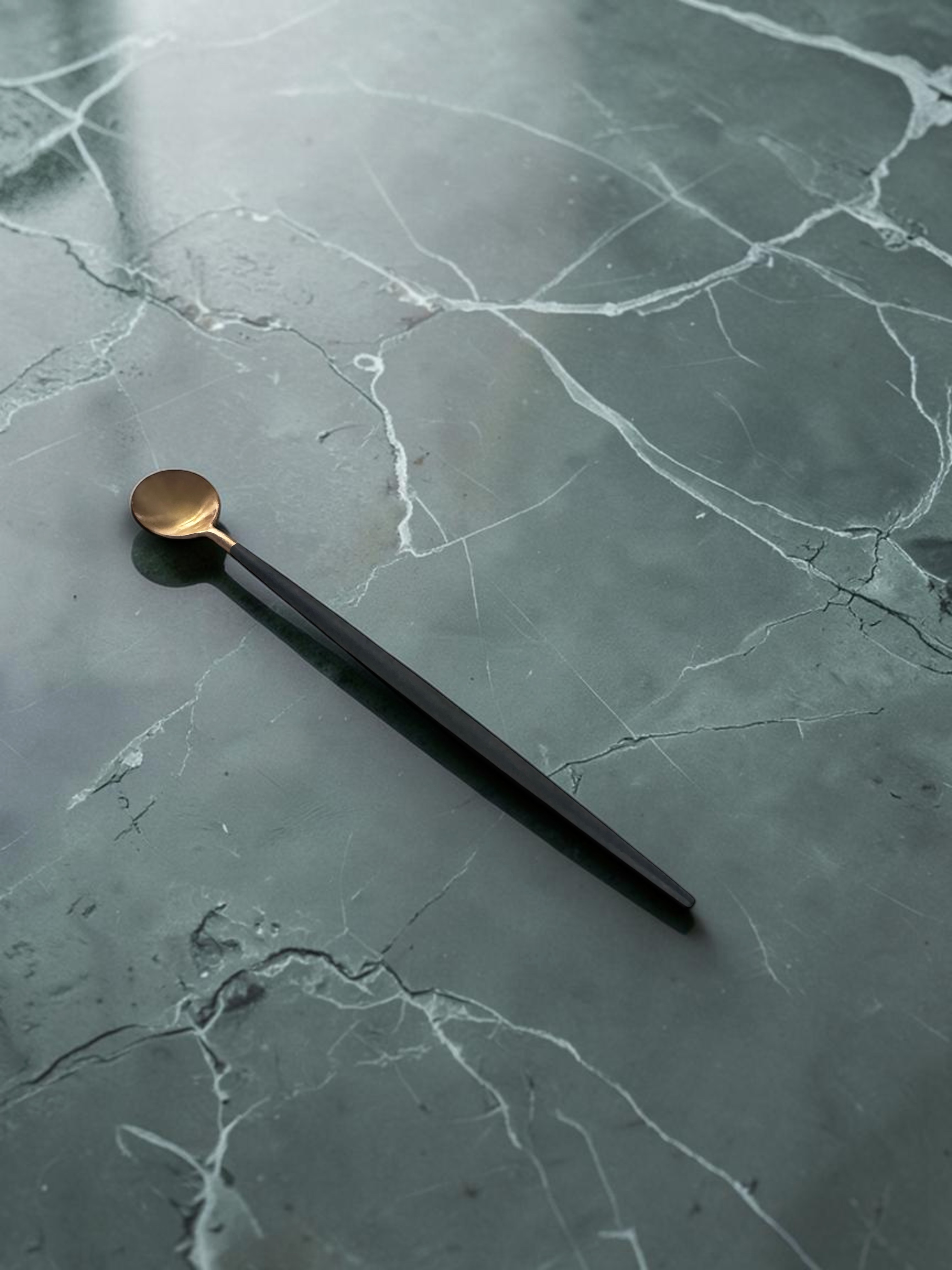 Cocktail Spoon "Goa" gold black
