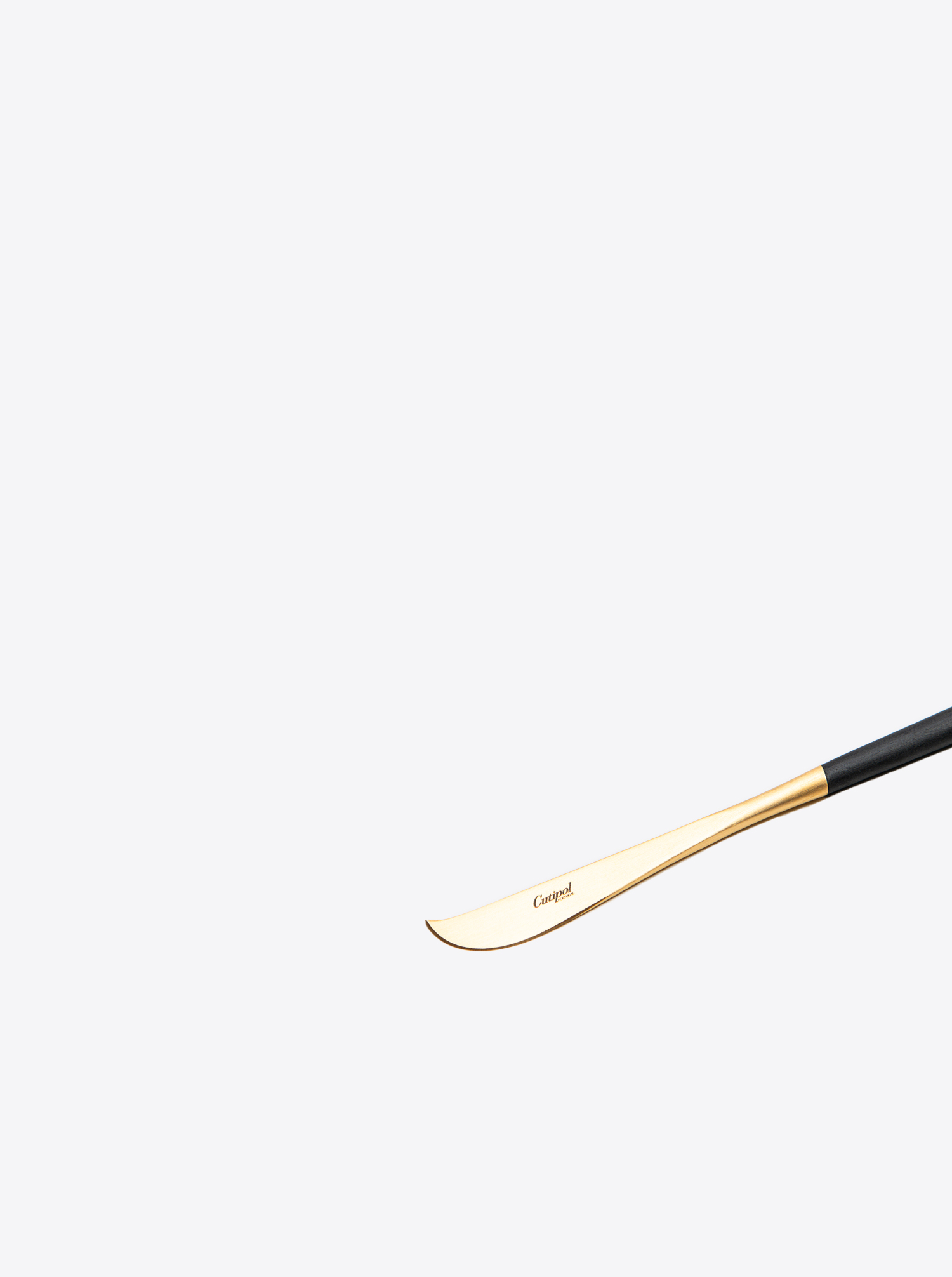 Cheese Knife &quot;Goa&quot; gold black