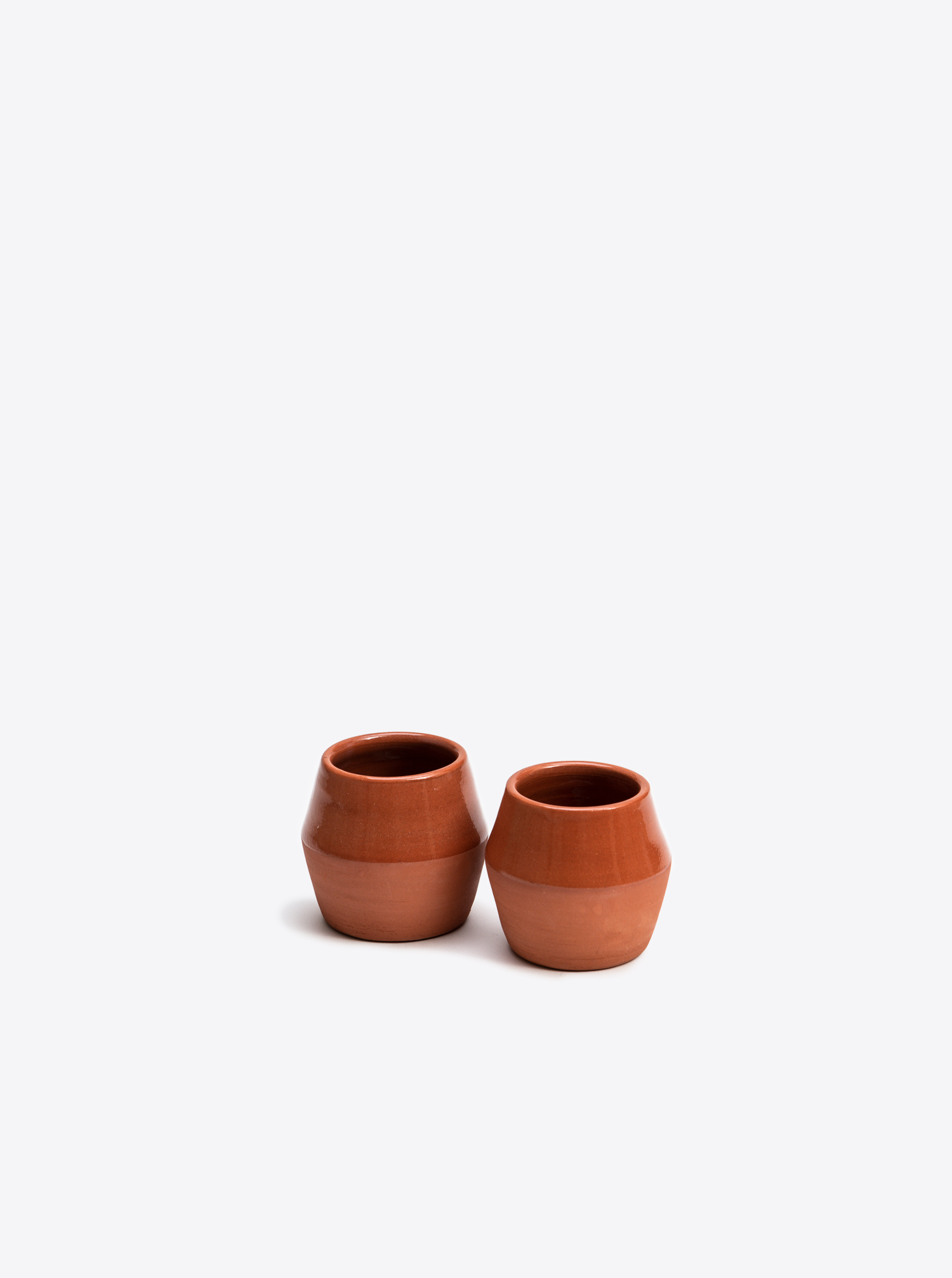 Cup Set of 2 &quot;Cachopo&quot; Terrakotta