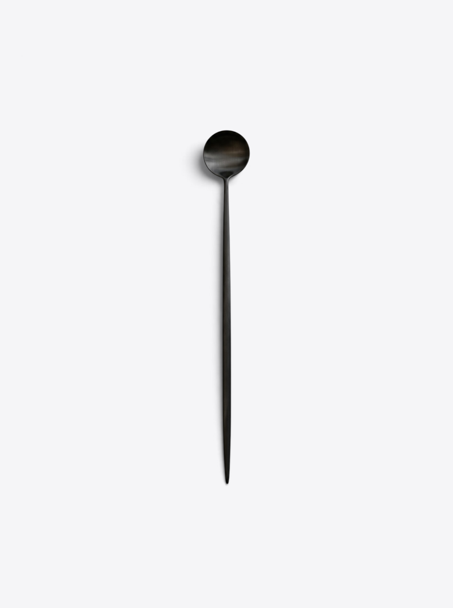Cocktail-/Eislöffel "Moon" - Edelstahl schwarz matt