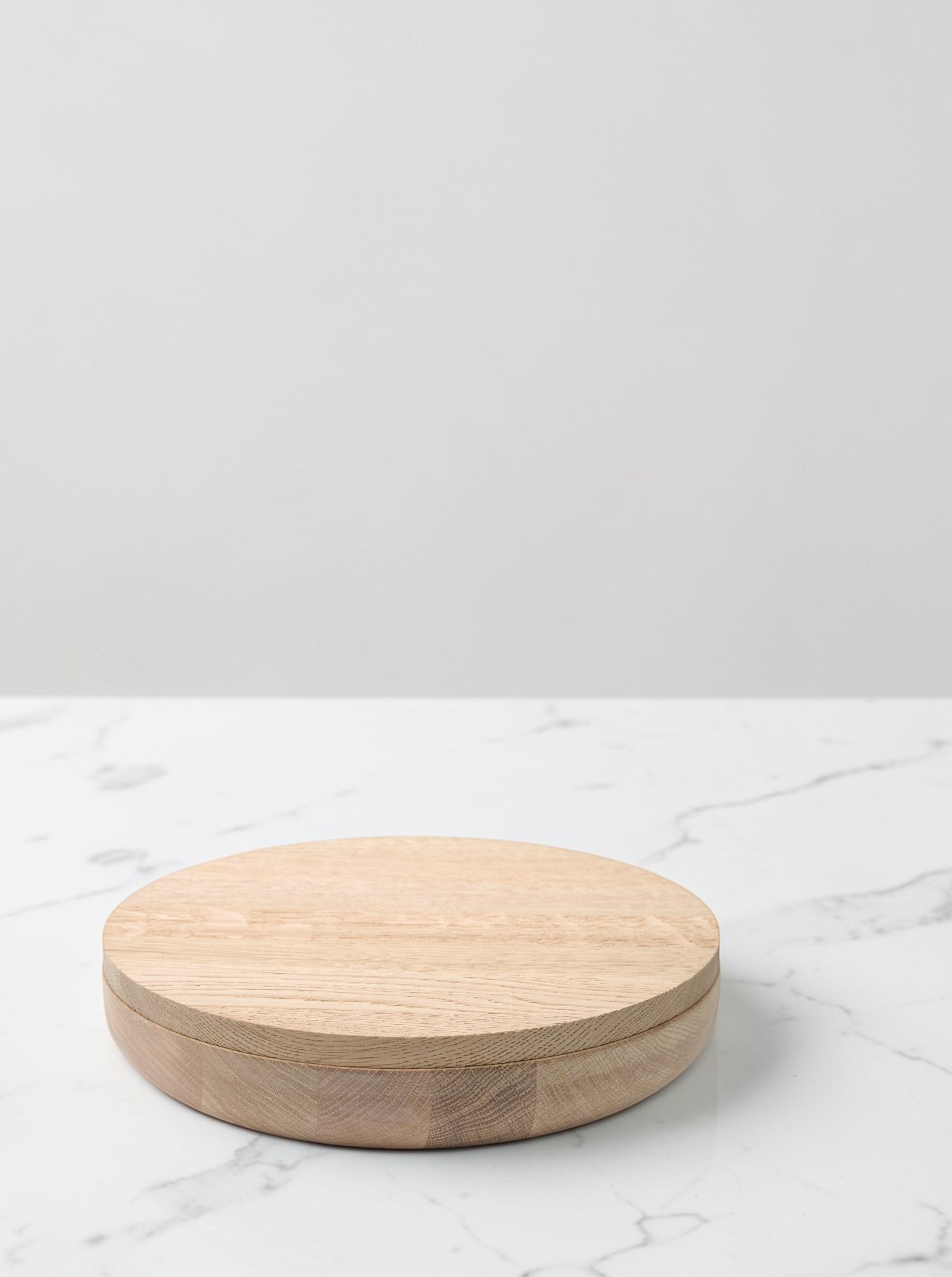 Schale Eiche D30 mit Deckel Eiche