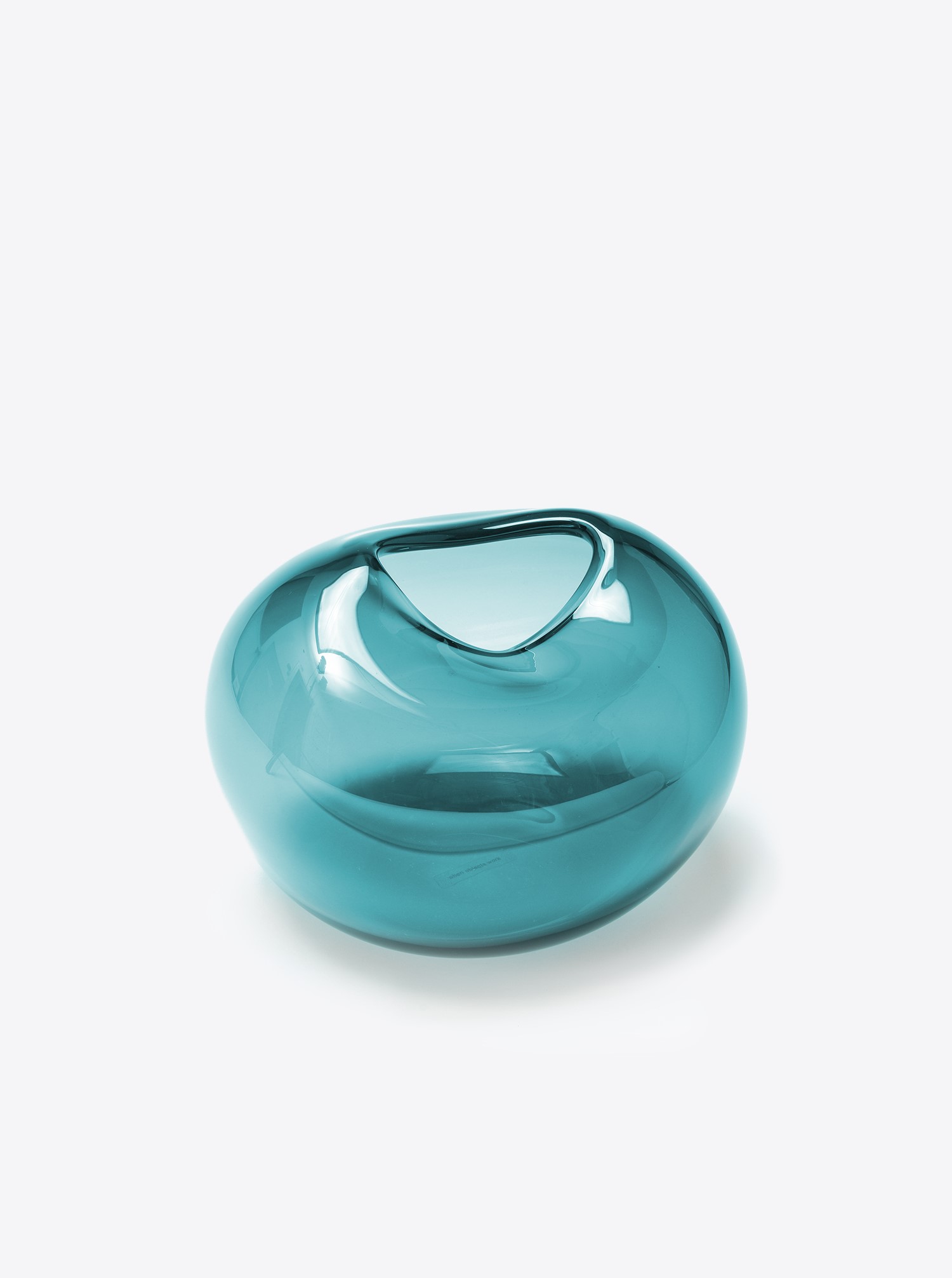 Vase &quot;Pebble Vase&quot; L Glas türkis