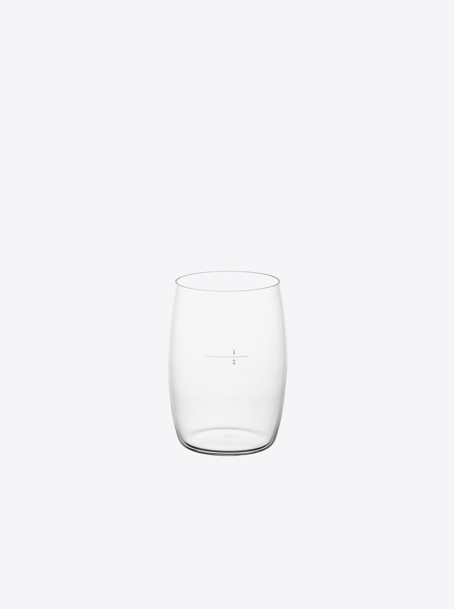 Glas "Wiener Achtel" klar