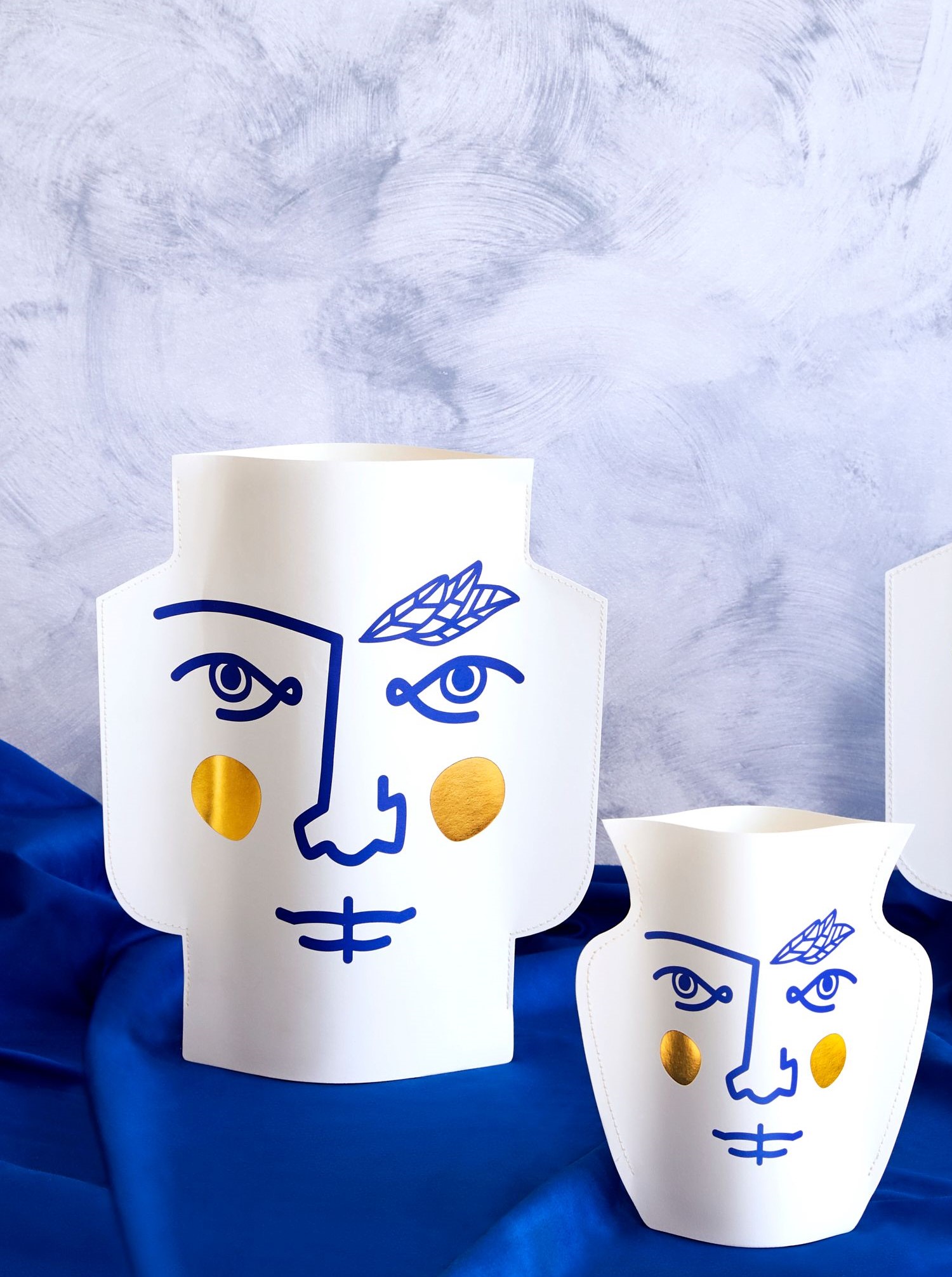 Papier Vase "Janus"
