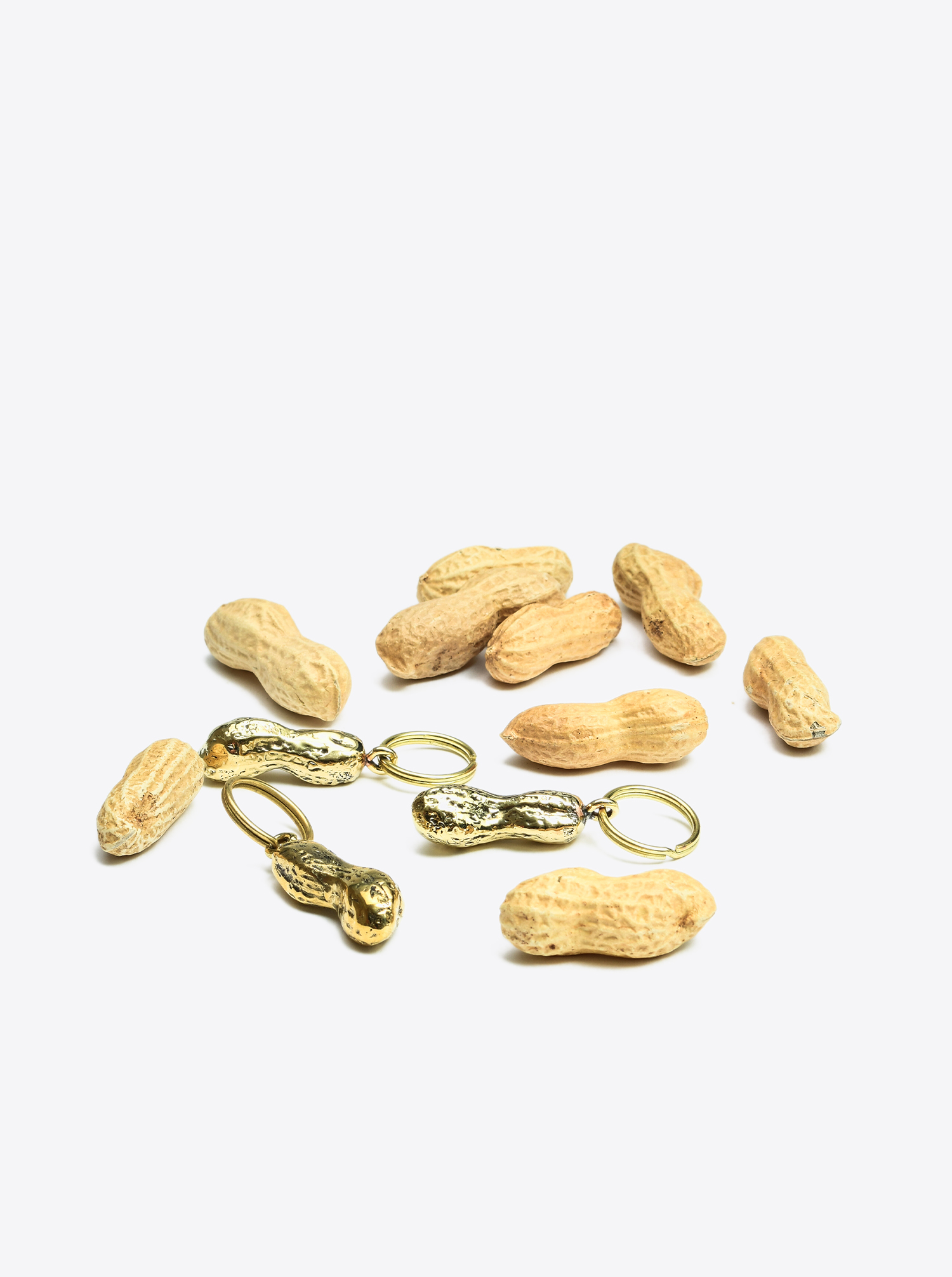 Key Chain &quot;Pea Nut&quot; Brass