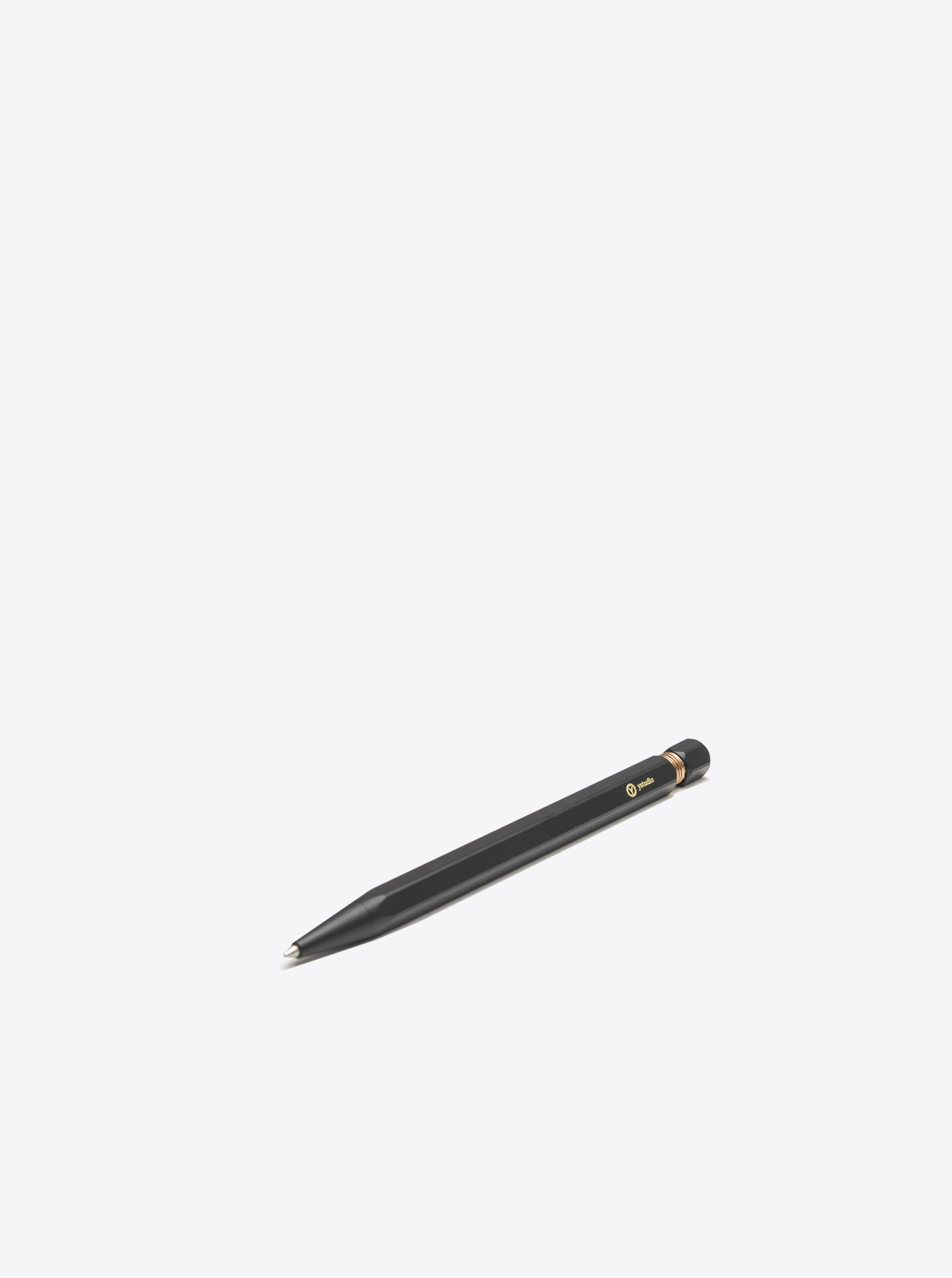 Kugelschreiber Messing schwarz