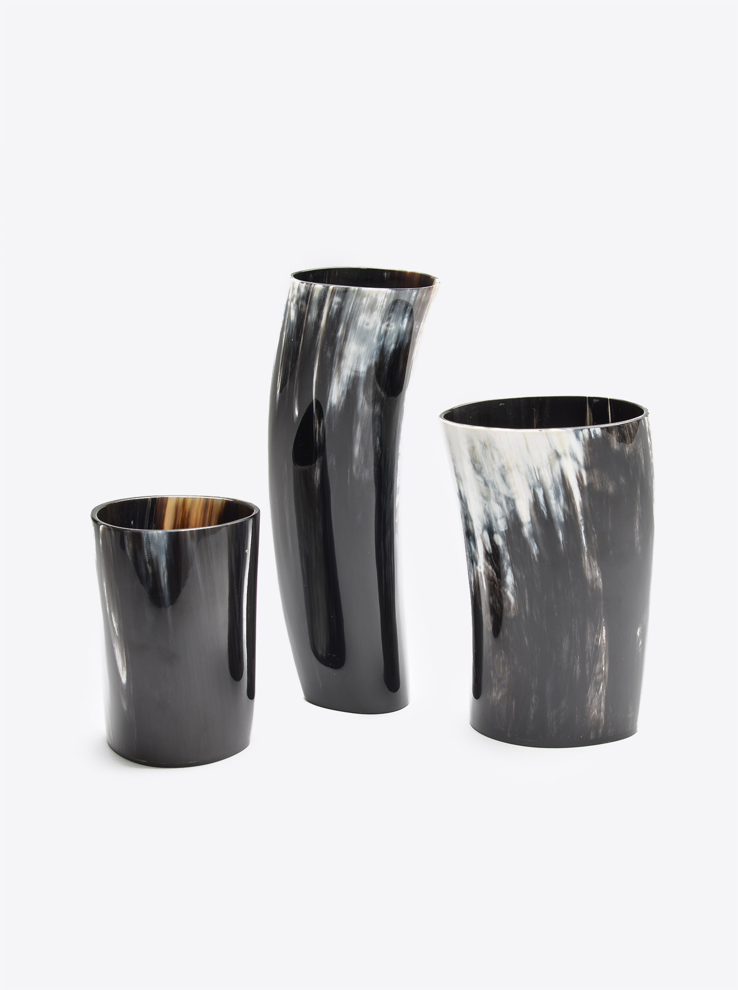 Cup made of Horn dark XL