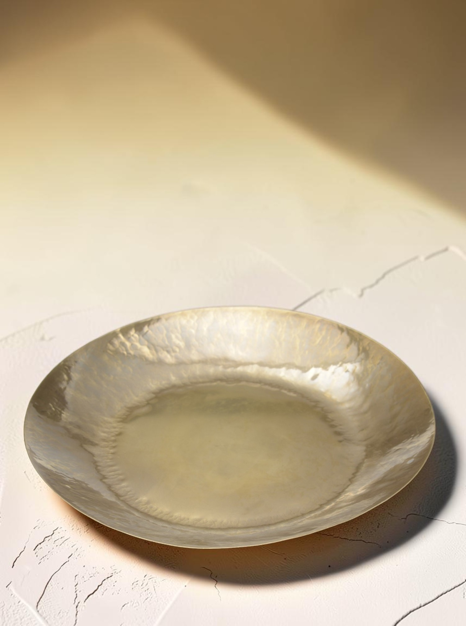 Big Plate D30 XL - Brass Handmade