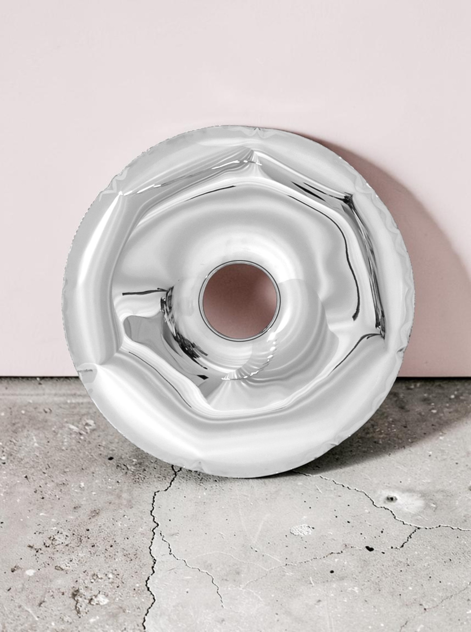 Spiegel Objekt RONDO Inox D75cm