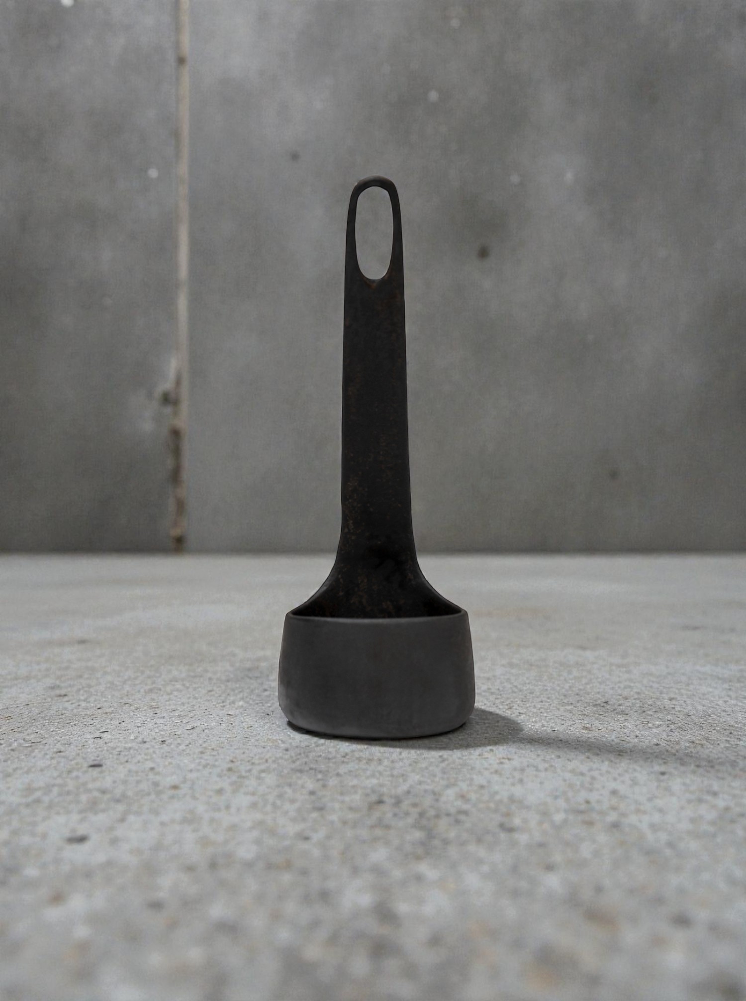 Vase "Single Flower" Cast Brass patinated