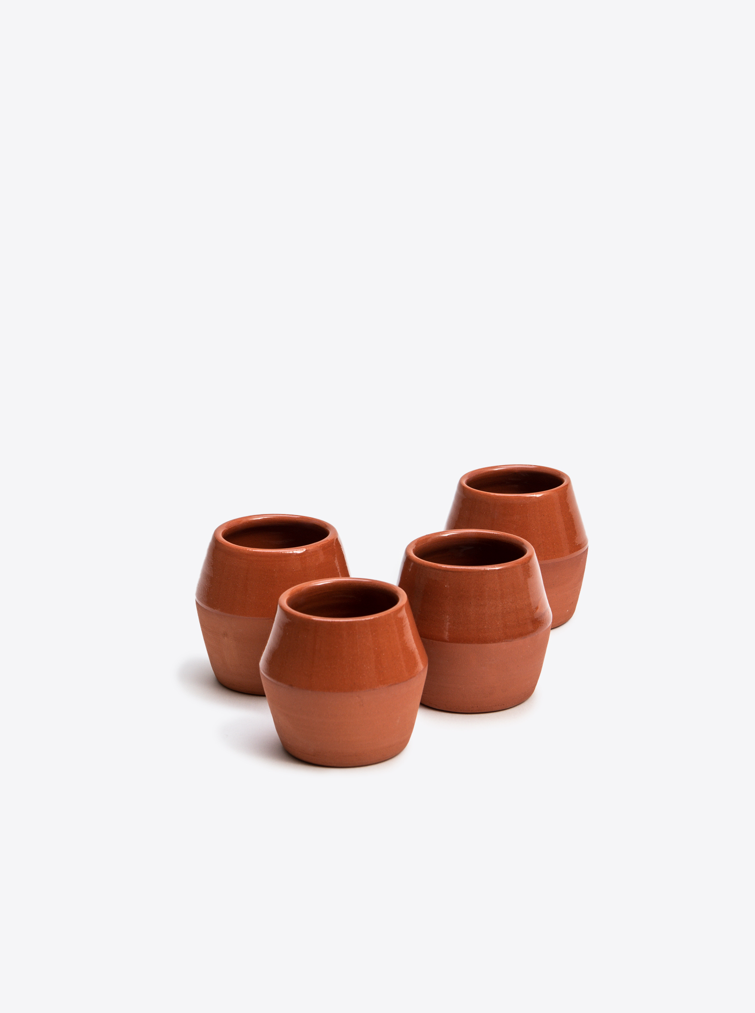 Cup Set of 2 &quot;Cachopo&quot; Terrakotta