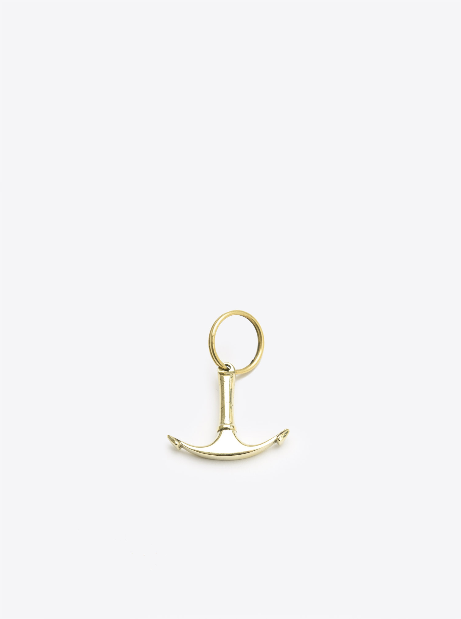 Key Chain &quot;Anchor&quot; Brass polished