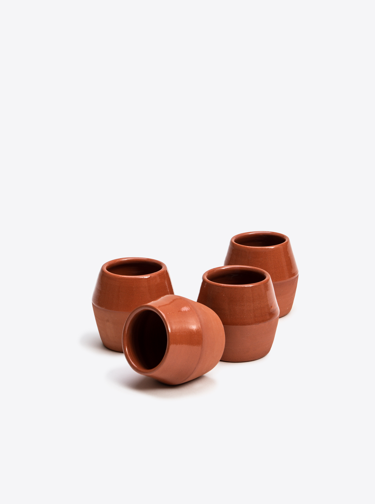 Cup Set of 2 &quot;Cachopo&quot; Terrakotta