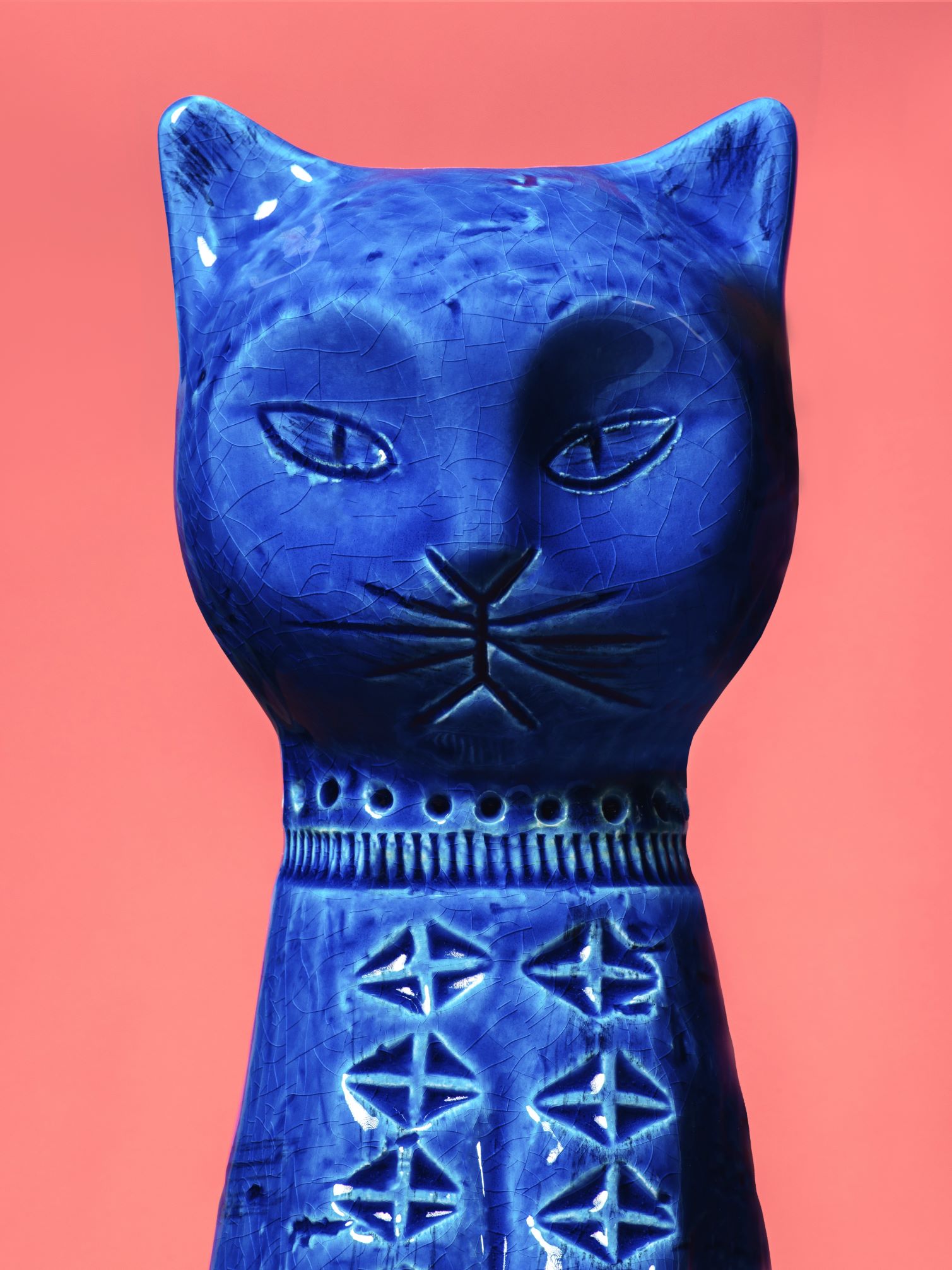 Bitossi Rimini Blu Cat Gatto XL