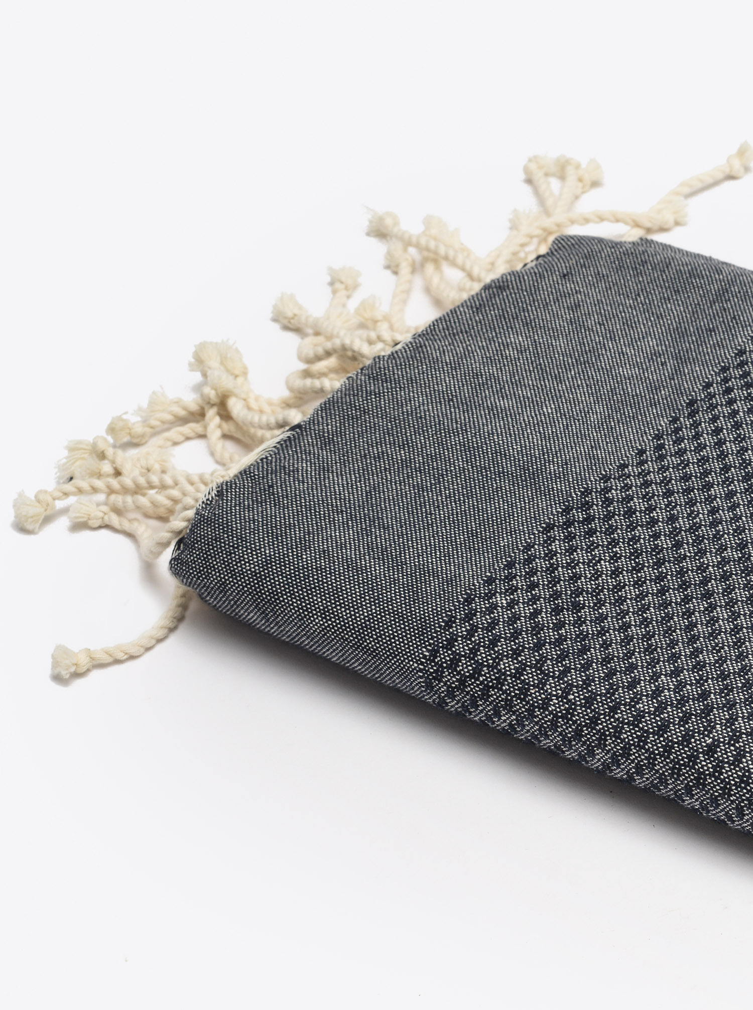 Fouta Hammam Towel Honeycomb Navy