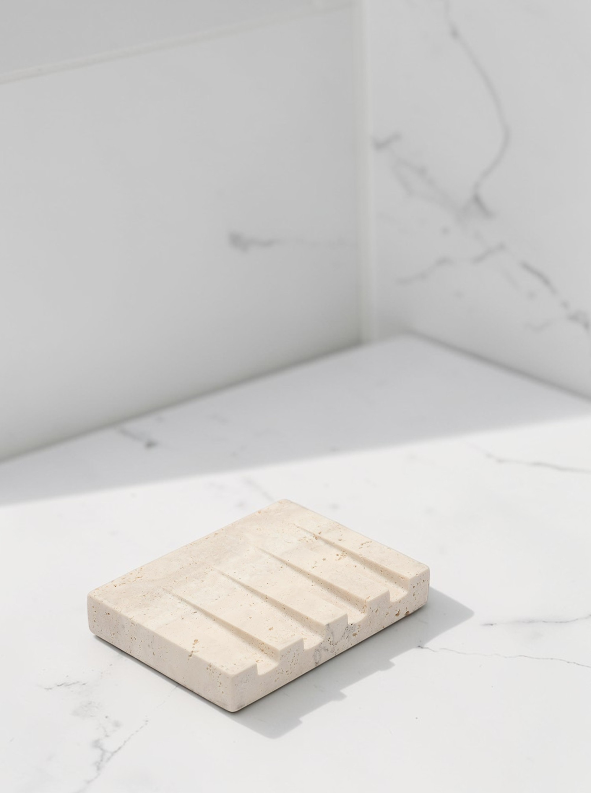 Seifenschale Travertin